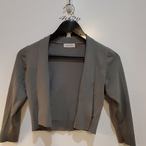 Calvin Klein XS  Gray Cardigan